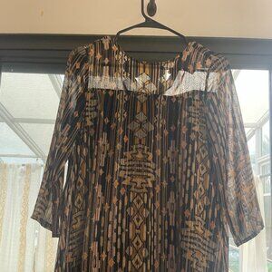 H&M baby doll dress 3/4 sleeves